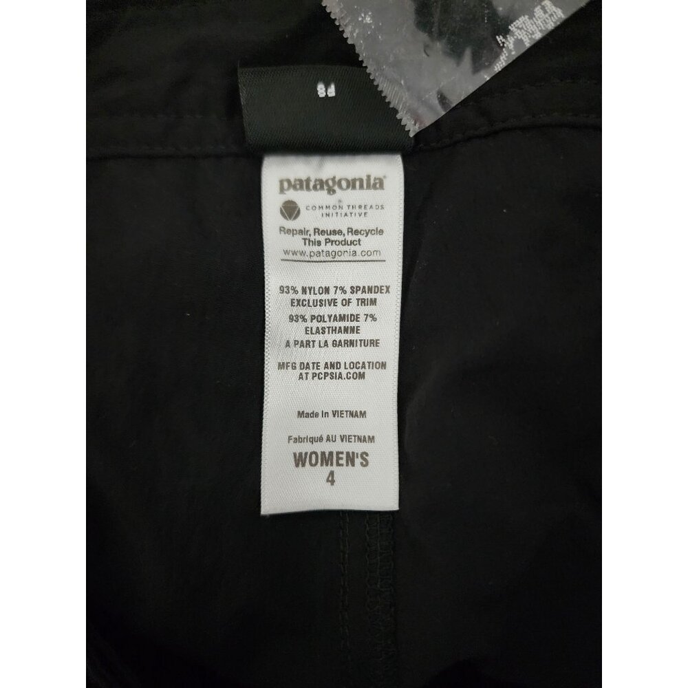 Patagonia Women's Black Activewear Golf Tennis Casual Wrap A-Line Skirt Size 4 - Picture 14 of 14